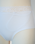 White Briolette - right side pocket