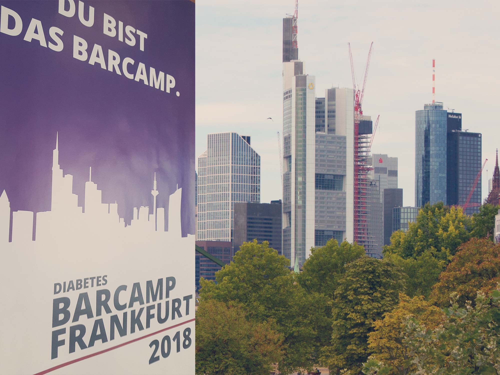 Diabetes Barcamp 2018 Frankfurter Skyline