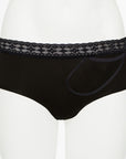 Ruby Limes insulin pump panty Black Briolette with lace inside