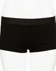 Ruby Limes insulin pump sports panty in Black front view
